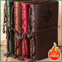 2026 Best-selling Retro Spiral Notebook Retro Notebook with Pirate Anchor Pattern PU Leather Notebook