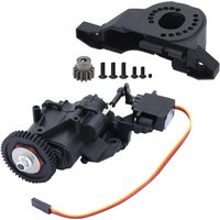 Dual Speed Gearbox with Servo and Transmission Internal Gears for 1/10 RC Crawler TRX4 TRX6 Upgrade Parts