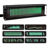 AK2515 Pro Audio Spectrum Analyzer VFD Display Music Sound Visualizer 3.5mm AUX For Electrical Equipment Tool Accessory