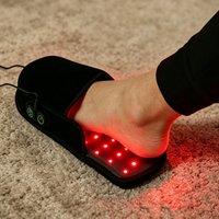 1PCS LED Red Light Slippers Infrared Foot Massager Relieves Plantar Fasciitis Joint Muscle Pain Foot Care Treatment Boots