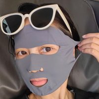 AliExpress NONE 2026 Summer Thin Breathable Full Face with Jaw Wrapping Sunscreen Mask Outdoors Ear-mounted Sports Nylon Cooling Cycling Masks