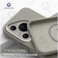 Liquid Silicone For Magsafe Case For Huawei Mate 30 40 50 60 P30 P40 Pro Pura 70 Ultra Original Soft Shockproof Magnetic Cover