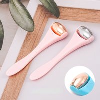 Double Head Stainless Steel Ice Roller Eye Cream Stick Dual-Use Eye Cream Spoon Face Ice Dressing Beauty Stick Face Massager