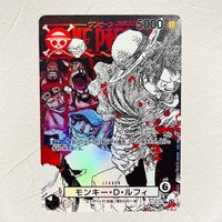 DIY One Piece Monkey D Luffy ST29-001 Holographic Texture Cards Japanese Version Perfect Condition Classic Anime Collectible TCG