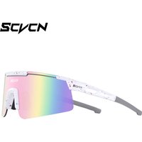 SCVCN Hiking Eyewear Men Cycling Sunglasses Bike Glasses Sports Glasses Mountain Climbing Women Bicycle Cycling UV400 Goggles