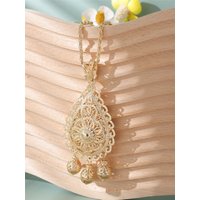 new style Algerianfashion double-sided necklace ornamental pendant long necklace sweater necklace Arabian bridal jewelry pendant