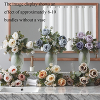 1pcs artificial rose, indoor home decor for spring, summer, autumn, outdoor gardens, and various holiday decorations