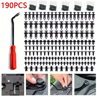 Car Retainer Clips 6 Sizes Fasteners Automotive Plastic Clips Kit Auto Trim Panel Clip Mixed Car Body Bumper Rivet