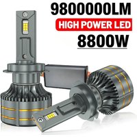 9800000LM H7 Canbus LED Headlight Bulbs 8800W H4 H11 9005 HB3 9006 9008 9007 880 881 6000K Turbo Auto Headlamp Car Light 12V 24V