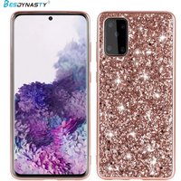 Glitter Case for Samsung Galaxy S25 S24 S23 S20 FE Note 20 Ultra A54 A34 A56 A14 A53 A55 Shockproof Hard Plastic Plating Cover