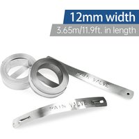 【Sale】Aluminum 3D Manual Embossing Tape Self-Adhesive Metal Label Maker Refill Compatible with DYMO Label Makers M1011/M11