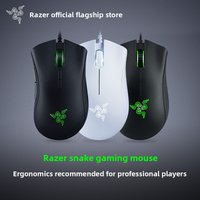 Original Razer DeathAdder Essential Gaming Mouse Wired 6400DPI Ergonomic Hand Grip Programmable Keys Gamer Mice For Computer