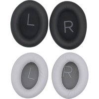 1 Pair Replacement Foam Ear Pads Protein Leather Headphones Ear Cushions Ear Cups Cover Repair Parts for Bose QuietComfort 45