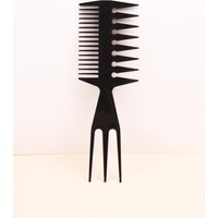 1pcs anti-static double-sided tooth tail handle styling comb plastic hair tool, used for smoothing and straightening hair