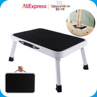 Foldable Step Stool Single Step Ladder | Heavy Duty Portable Foot Stool