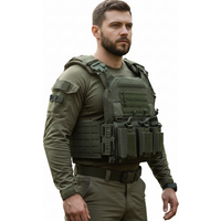 1000D Nylon Plate Carrier Tactical Vest Outdoor Hunting Protective Adjustable MODULAR Vest for Airsoft Combat Accessories