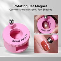 Rotating Cat Magnet Eye Stick,Automatic Suction Nail Art,Wide Light French Magnetic Pen,Magnet for Gel Polish, Multifunctional,