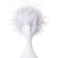 Gojo Satoru Wig Anime Cosplay Jujutsu Kaisen Cosplay Jujutsu Kaisen Gojo Satoru Costume synthetic Wig Halloween