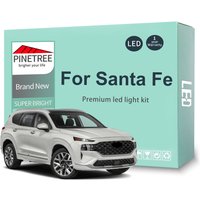 Led Interior Light Kit For Hyundai Santa Fe SM CM DM TM 2001-2019 2020 2021 2022 2023 LED Bulbs Dome Map Canbus