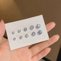 1-10 pieces of strong magnetic earring clips, non perforated, punk zircon earrings, men's and women's body perforated jewelry