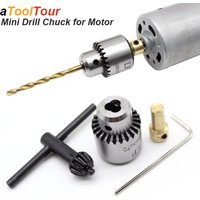 Electric Drill Grinding Mini Chuck Key JT0 0.3-4mm with 3.17mm Shaft 3 Jaws Adapter Kits Mandril Cartridge for Motor