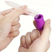 Silicone and Plastic Pipettes Transfer Eyedropper with Bulb Tip for Candy Oil Kitchen Gummy Making