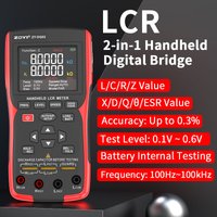 ZOYI ZT-DQ02 High-Precision Handheld LCR Bridge / Lithium Battery Internal Resistance Tester for 18650 & Rechargeable Batteries