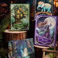Mr Paper 30pcs Fairytale Secret Series Vintage Material Stickers Handbook Material Collage DIY Calendar Greeting Card Postcard P