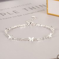 925 Sterling Silver Bracelets For Women Butterfly Love Heart Star Beaded Adjustable Bracelets Bangles Jewelry Gift Dropshipping