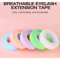5 Rolls Eyelash Tape, Adhesive Fabric Eyelash Extension Tape, Breathable Micropore Fabric Tape for Eyelash Extension, 9m/Roll