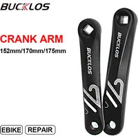 BUCKLOS Bike Crank Arms Aluminum Alloy Bicycle Spinning Cranks 152mm 170mm 175mm Bicycle Repairing Cranks Arms MTB Bike Part image 4
