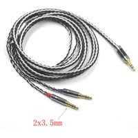 16 Cores 4 pin Xlr 4.4 2.5mm Headphone Earphone Cable For Dual 3.5 Hifiman Ananda sundara HE1000se HE6se he400 Z7M2
