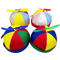 Stylish Helicopter Hat Featuring Colorful Bamboo Patchwork Outstanding from Crowd with Unique Hat for Adults and Teens