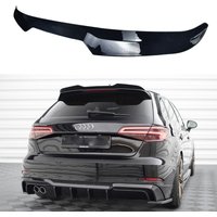 Dla Audi A3 S3 8V S-Line Sportback Facelift 2016 2017 2018 2019 Maxton Style Tylny Spoiler Nakładka Klapa Bagażnika Dachowy Splitter