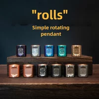 EDC Scroll Gyroscope Pendant Play Titanium Alloy Knife Pendant Fingertip Pendant Decompression Desktop Toy Gift