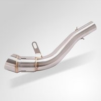 Motorcycle Exhaust Modified 60mm interface Middle Link Pipe Slip On For HONDA CB650F CBR650F 2014-2018 CB650R CBR650 2019-2022