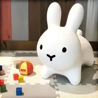 Kids Animal Inflatable Bouncy Bunny Hopper Soft Cute Rabbit Bouncer PVC Jumping Ride on Children Baby Play Toys