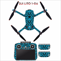 For DJI Lito 1 Drone Decals RC2 Remote Controller Battery Stickers PVC Anti-scratch Protective Film For LITO1 Skins Accessories