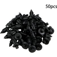 50Pcs 7mm Hole Plastic Rivet Clips Door Trim Panel Retainer Fasteners for Toyota Lexus