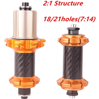 AliExpress RUJIXU 20H 6pawls Road Bike Hub Sealed Bearing Hub CNC Front Hub16/18/ 20 Hole Rear Hub 21 Hole V Brake Bicycle Components