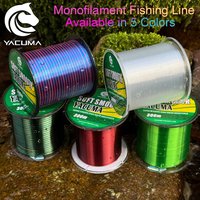 YACUMA 328YDS/546YDS Premium Monofilament Fishing Line Fluorocarbon Coating Smooth and Durable Nylon for Freshwater and Seawater