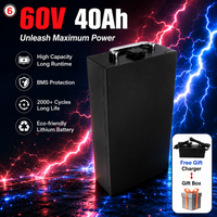 Für Harley Batterie 60V 20Ah 30Ah 40Ah Elektromotorrad 18650 Lithium-Batterie Geeignet für CityCoco Elektroroller-Batterie