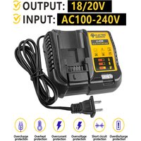 Electric Goddess DCB112 Replace Battery Charger For Dewalt Li-Ion Battery 10.8V 12V 14.4V 18V 20V DCB200 DCB101 DCB115 DCB107