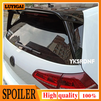 ABS Plastic Gloss Black Color Rear Spoiler Wing Roof Wing Lip Trunk For Volkswagen GOLF 7 MK7 spoiler 2014 TO 2018 mk7.5 image 3