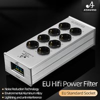 Hi-end EU Hifi Power Filter for Standard EU Socket Noise-free Audio Purifier Filter Power Conditioner with EU Outlets Strip