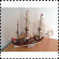 1:96 Scale UK Royal Navy HMS Cleopatra Shipyard DIY Handcraft Paper Model Kit Handmade Toy Puzzles