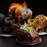 ANIMAL HEAVENLY BODY Studio 8th Anniversary Limited Model Animal Horned Frog Box Turtle Kingsnake Eastern Collection Scene Decor