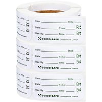 Dissolvable Food Labels By Food Safe 1x3'' Kitchen Storage Freezer Stickers Perfect For Reusable Containers 250 Labels Per Roll