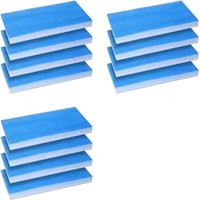A02F-12Pcs Airbrush Hobby Airbrush Spray Booth Filter Polyester Booth Replace Filter Fit For Master