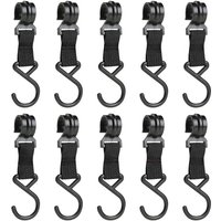 5/10pcs Outdoor Camping Moveable Organizer Hooks Detachable S-Shaped Hooks Hanging Storage Rack Multifunctional Outdoor Tools